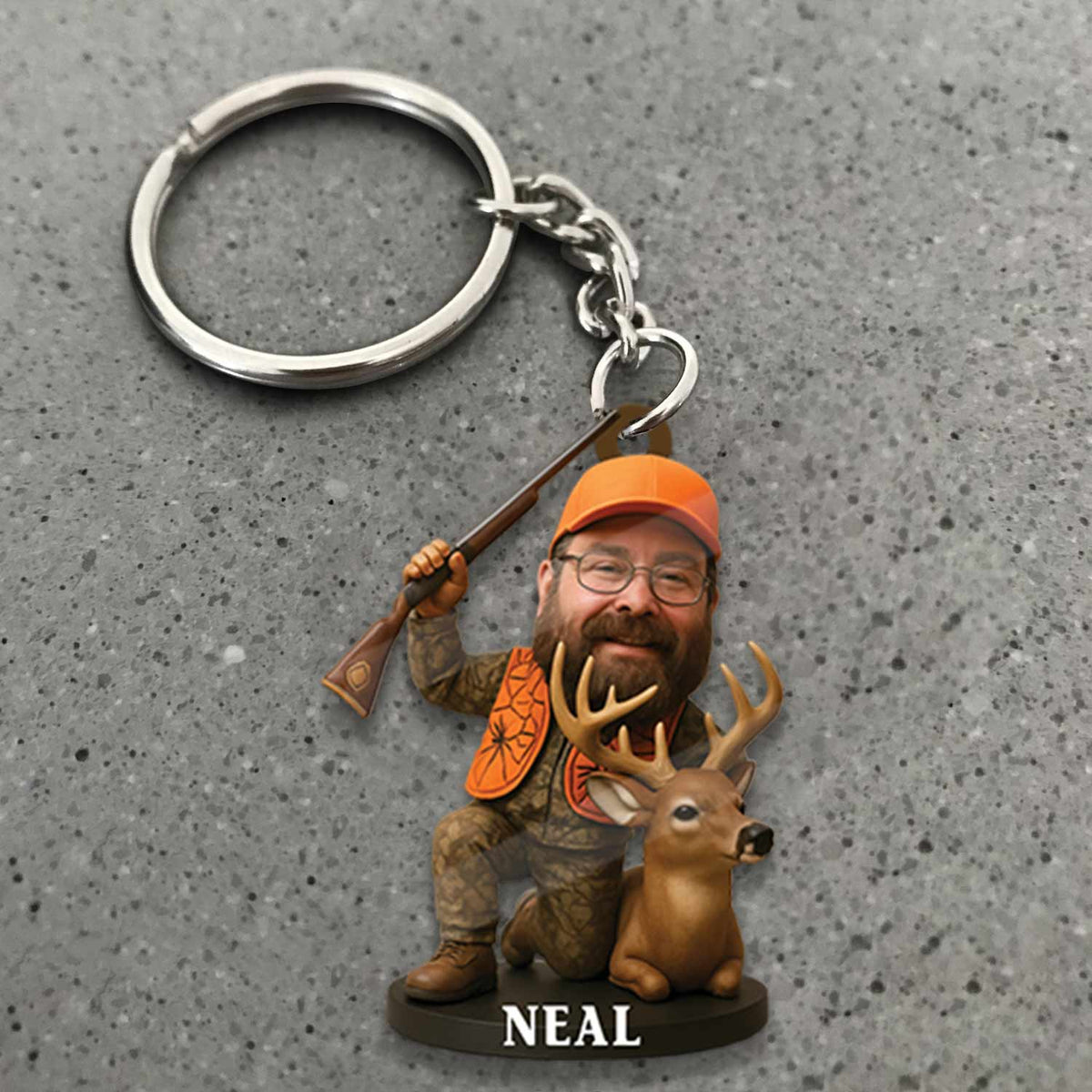 MollyTee Personalized Hunting Christmas Ornament Custom Photo Gift For Hunters Lover - image 1