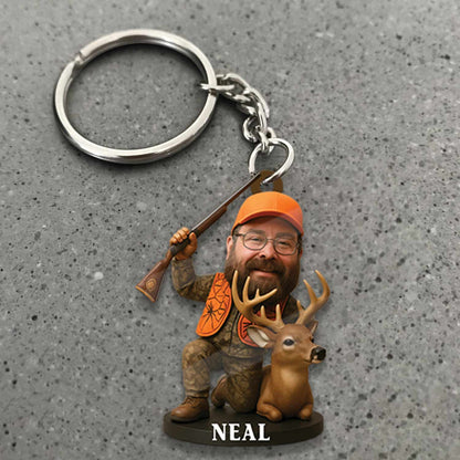 MollyTee Personalized Hunting Christmas Ornament Custom Photo Gift For Hunters Lover - image 1