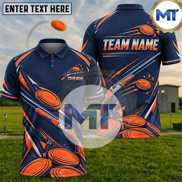 Clay Target Shotgun Dynamic Motion Graphics Trap Skeet Shooting Shirt ...
