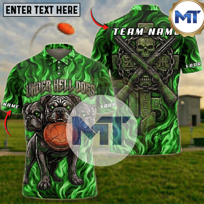 Hellfire Bulldog Trap Skeet Shooting Shirt - Green