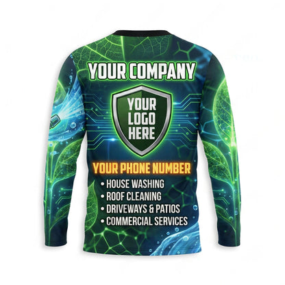Custom Bleach-Resistant Pressure Washing Uniform Shirt 149