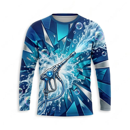 Custom Bleach-Resistant Pressure Washing Uniform Shirt 107