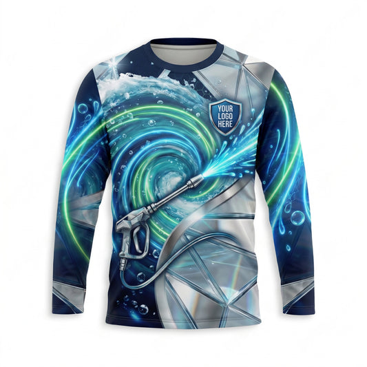 Custom Bleach-Resistant Pressure Washing Uniform Shirt 102