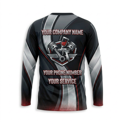 Custom Automotive Work Uniform Shirt 002 - Front