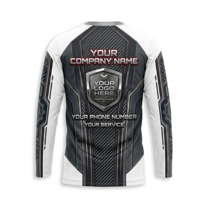 Custom Automotive Work Uniform Shirt 004 - Back