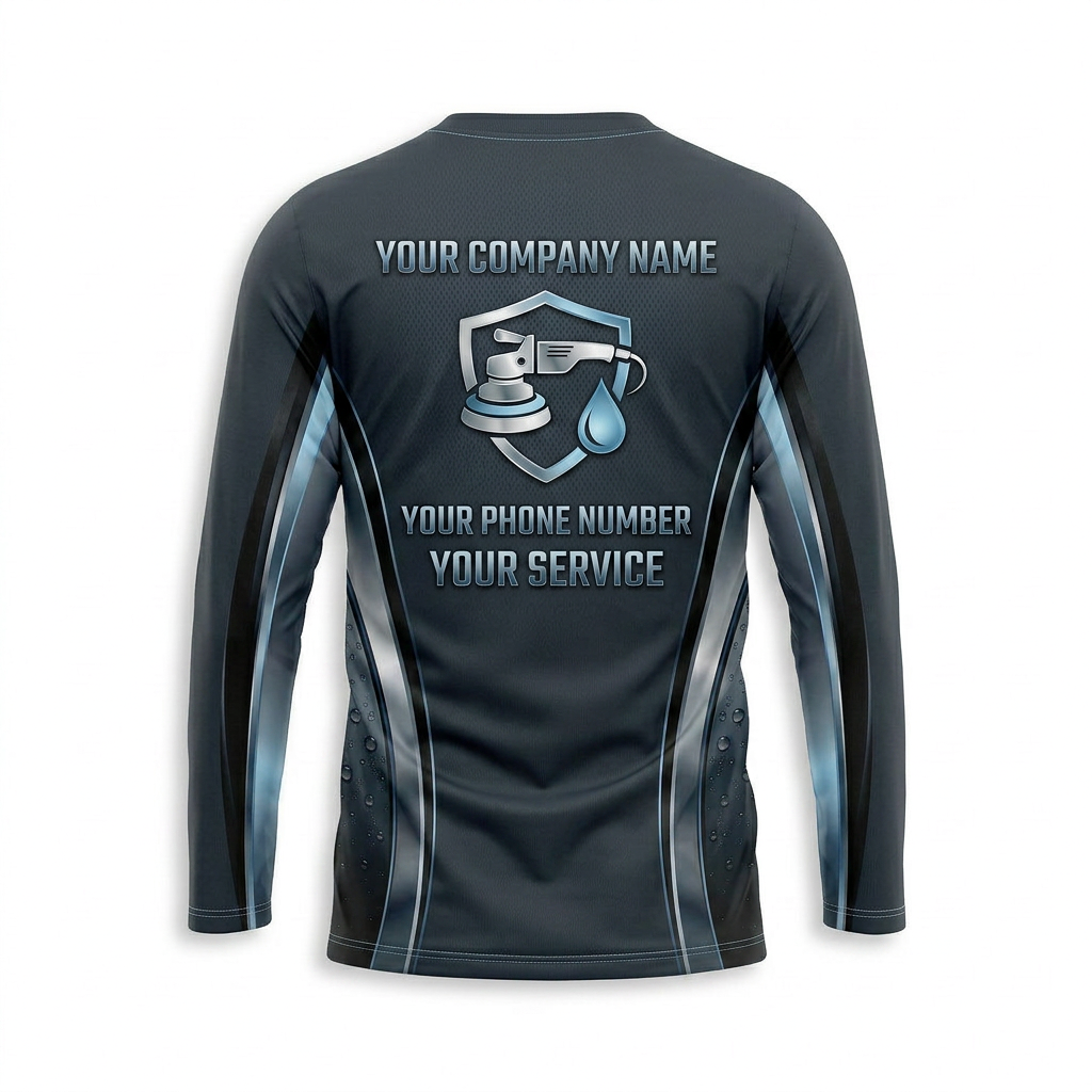 Custom Automotive Work Uniform Shirt 005 - Back