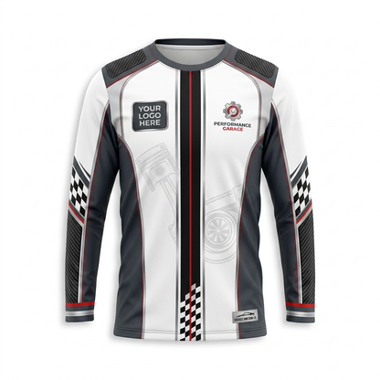 Custom Automotive Work Uniform Shirt 006 - Back