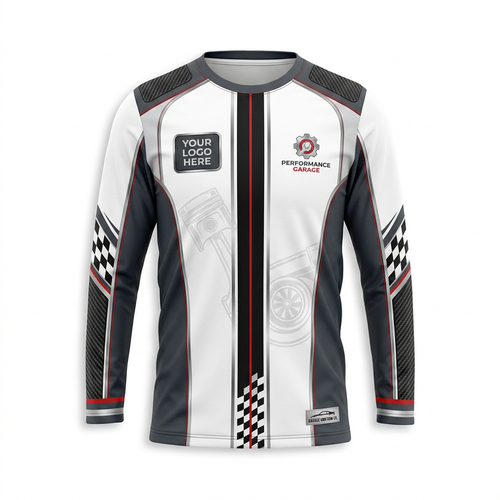 Custom Automotive Work Uniform Shirt 006 - Back
