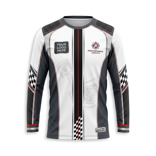 Custom Automotive Work Uniform Shirt 006 - Back