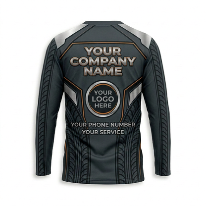Custom Automotive Work Uniform Shirt 008 - Back