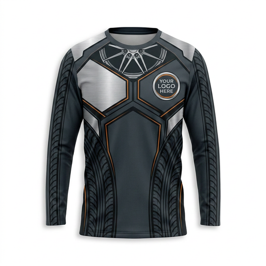 Custom Automotive Work Uniform Shirt 008 - Front