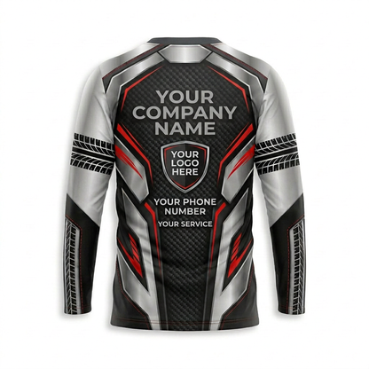 Custom Automotive Work Uniform Shirt 009 - Back