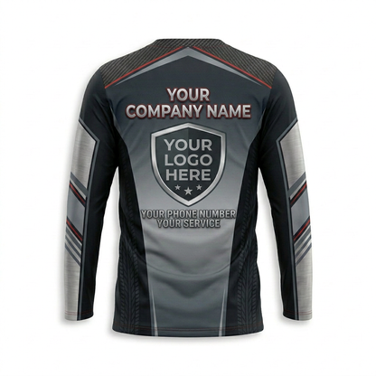 Custom Automotive Work Uniform Shirt 010 - Back