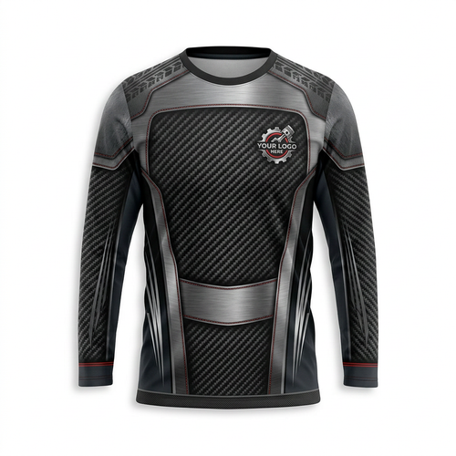 Custom Automotive Work Uniform Shirt 011 - Front