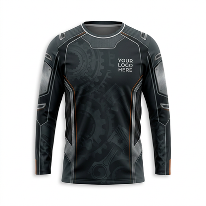 Custom Automotive Work Uniform Shirt 012 - Front