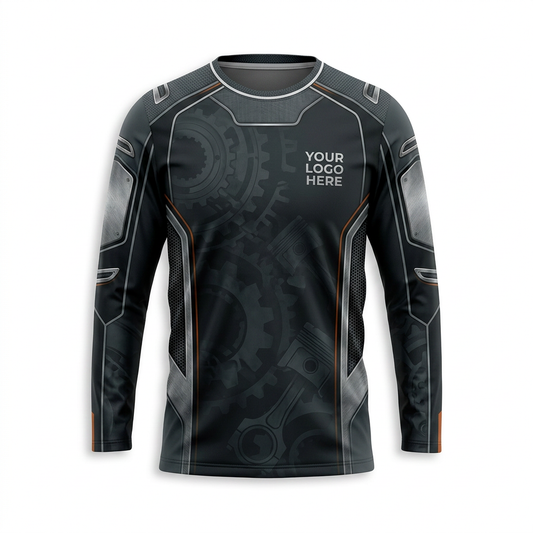 Custom Automotive Work Uniform Shirt 012 - Front