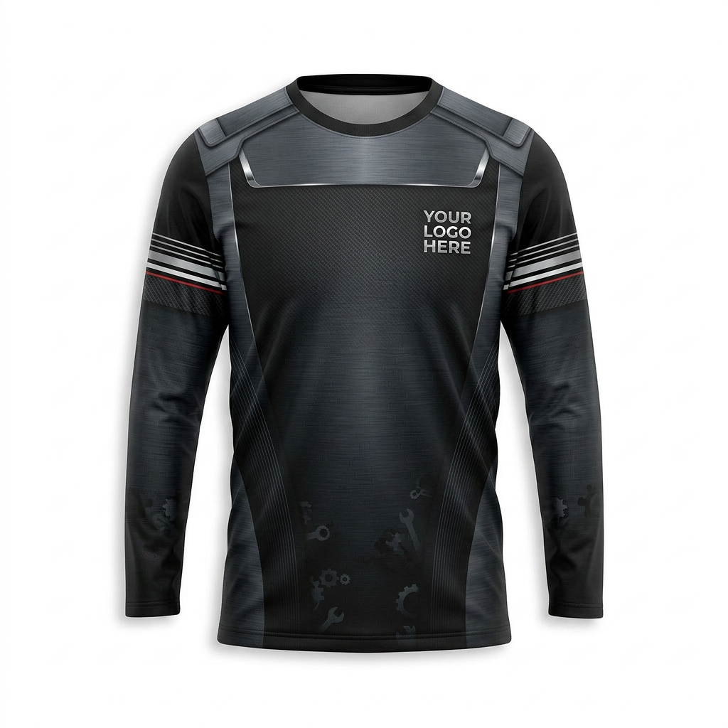 Custom Automotive Work Uniform Shirt 014 - Back