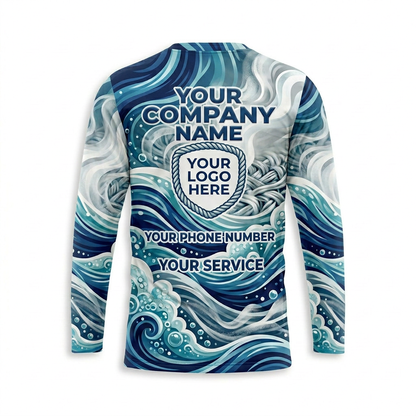 Custom Carpet Cleaning Uniform Shirt 002 - Back