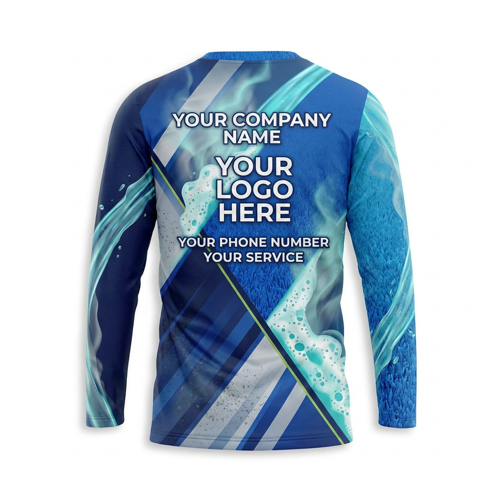 Custom Carpet Cleaning Uniform Shirt 003 - Front