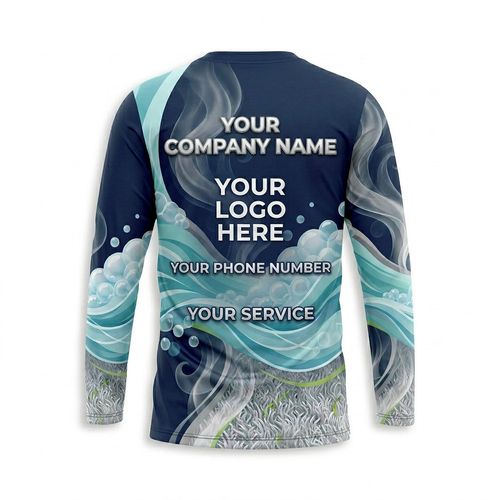 Custom Carpet Cleaning Uniform Shirt 006 - Front