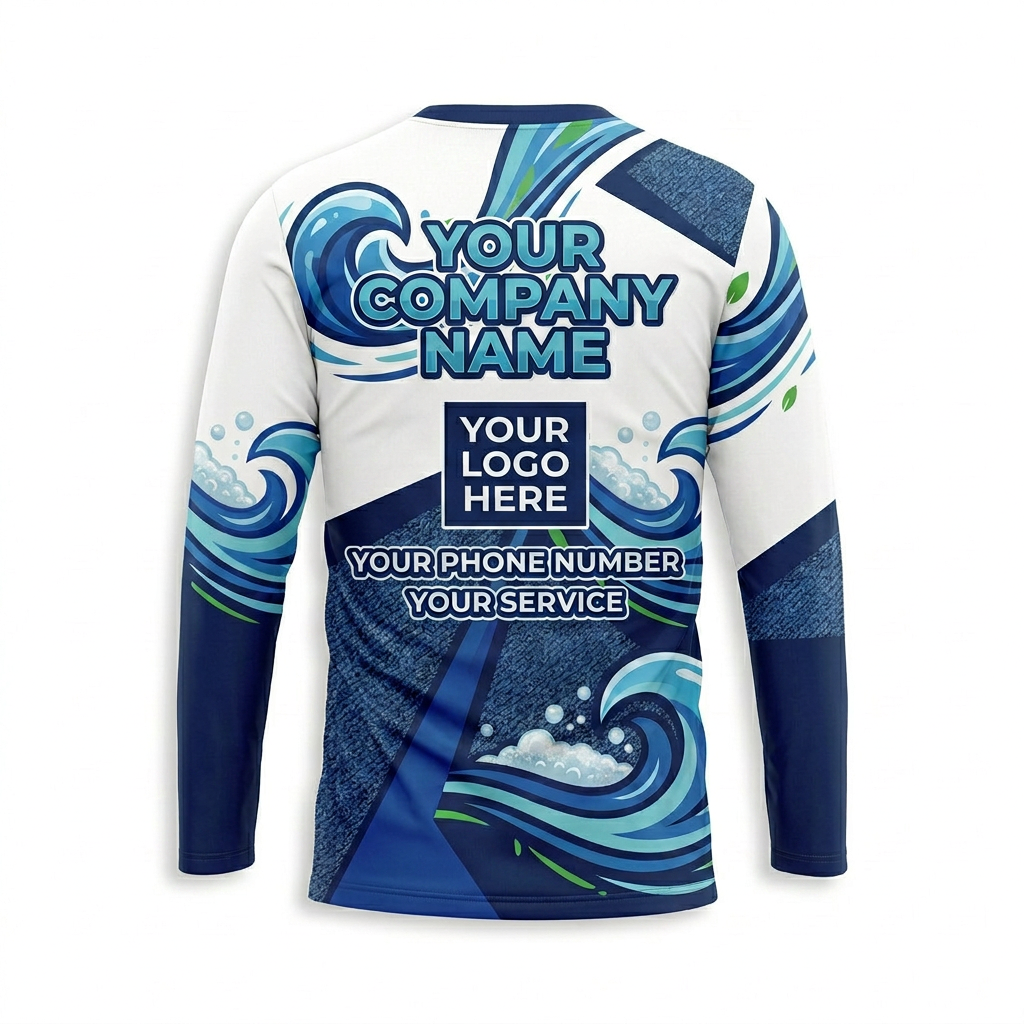 Custom Carpet Cleaning Uniform Shirt 009 - Front