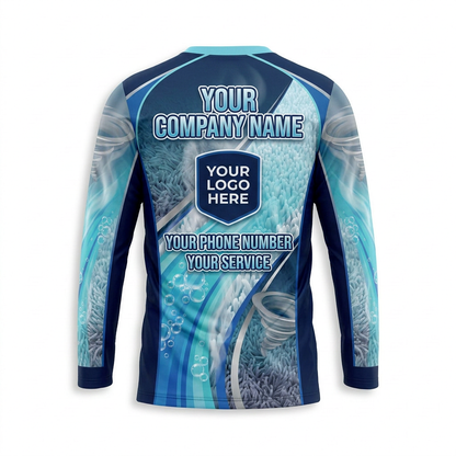 Custom Carpet Cleaning Uniform Shirt 010 - Front