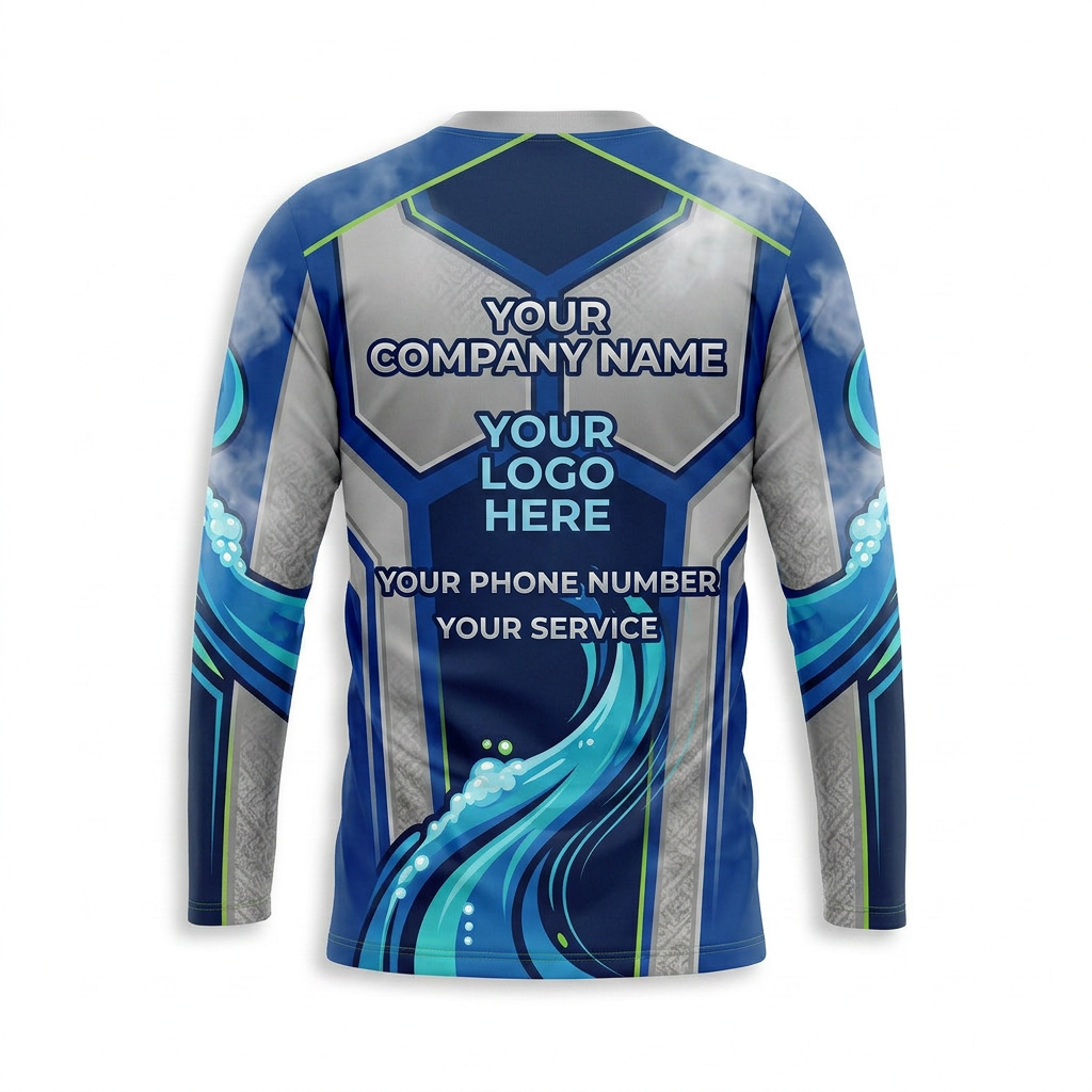 Custom Carpet Cleaning Uniform Shirt 011 - Front