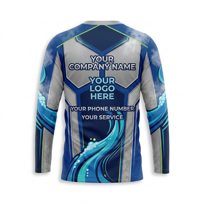 Custom Carpet Cleaning Uniform Shirt 011 - Front