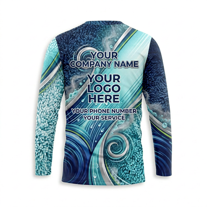 Custom Carpet Cleaning Uniform Shirt 012 - Front