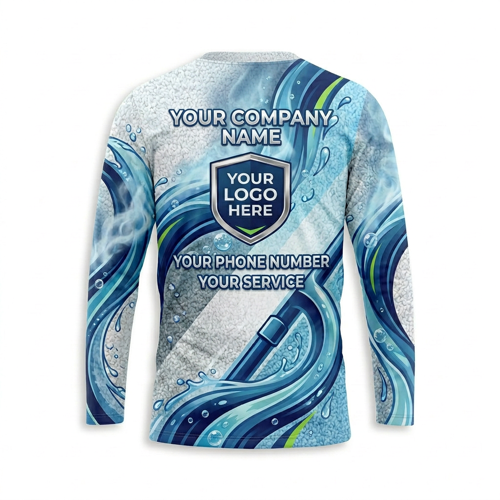 Custom Carpet Cleaning Uniform Shirt 014 - Front