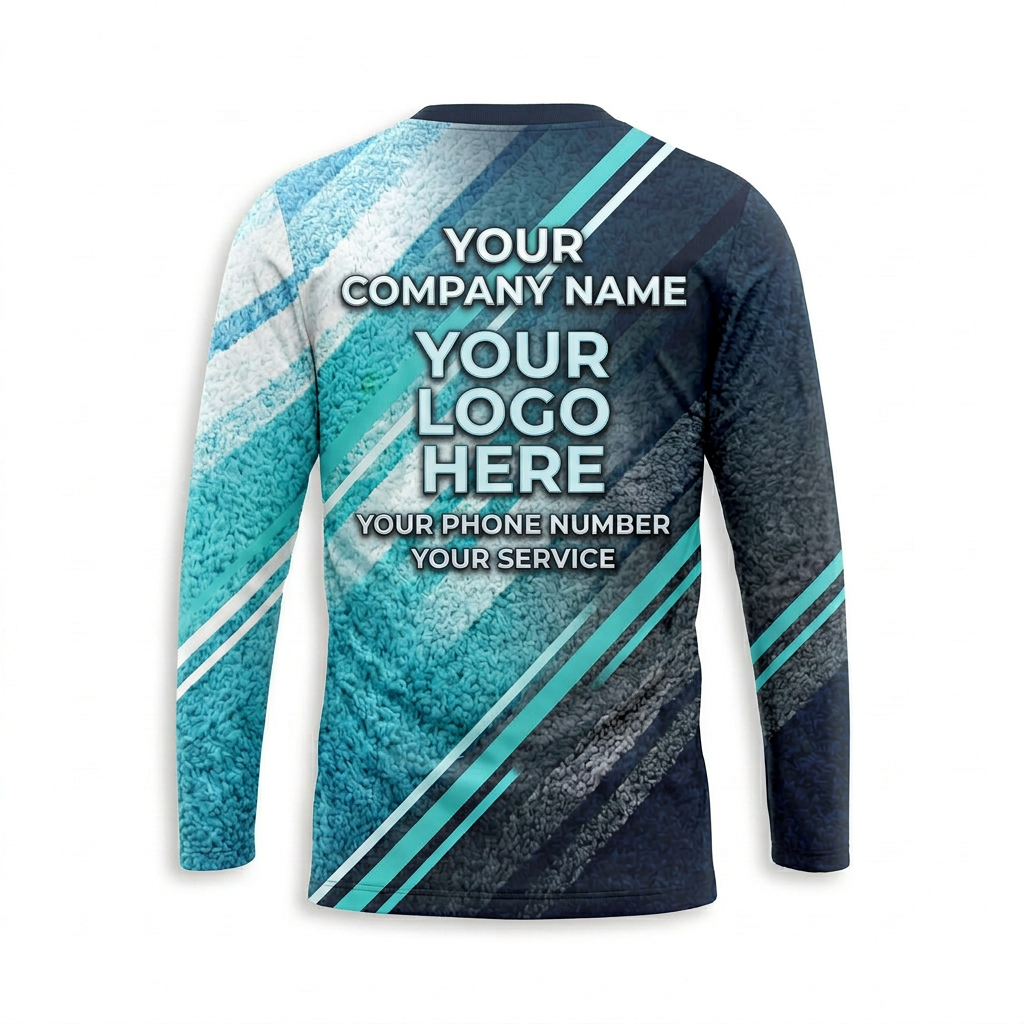Custom Carpet Cleaning Uniform Shirt 015 - Front