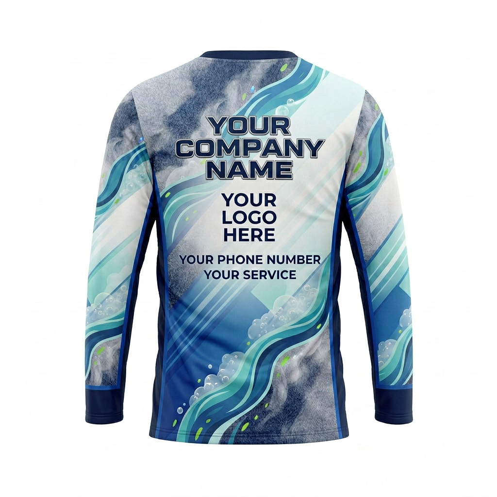 Custom Carpet Cleaning Uniform Shirt 016 - Front