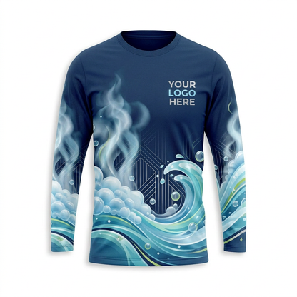 Custom Carpet Cleaning Uniform Shirt 019 - Back