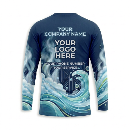 Custom Carpet Cleaning Uniform Shirt 019 - Front