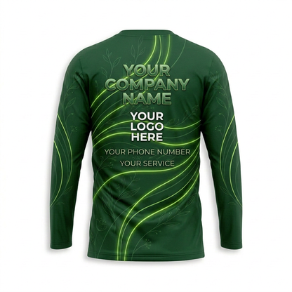 Custom Landscaping Uniform Shirt 001 - Back