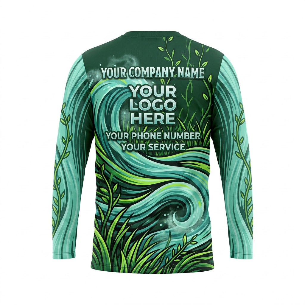 Custom Landscaping Uniform Shirt 002 - Back