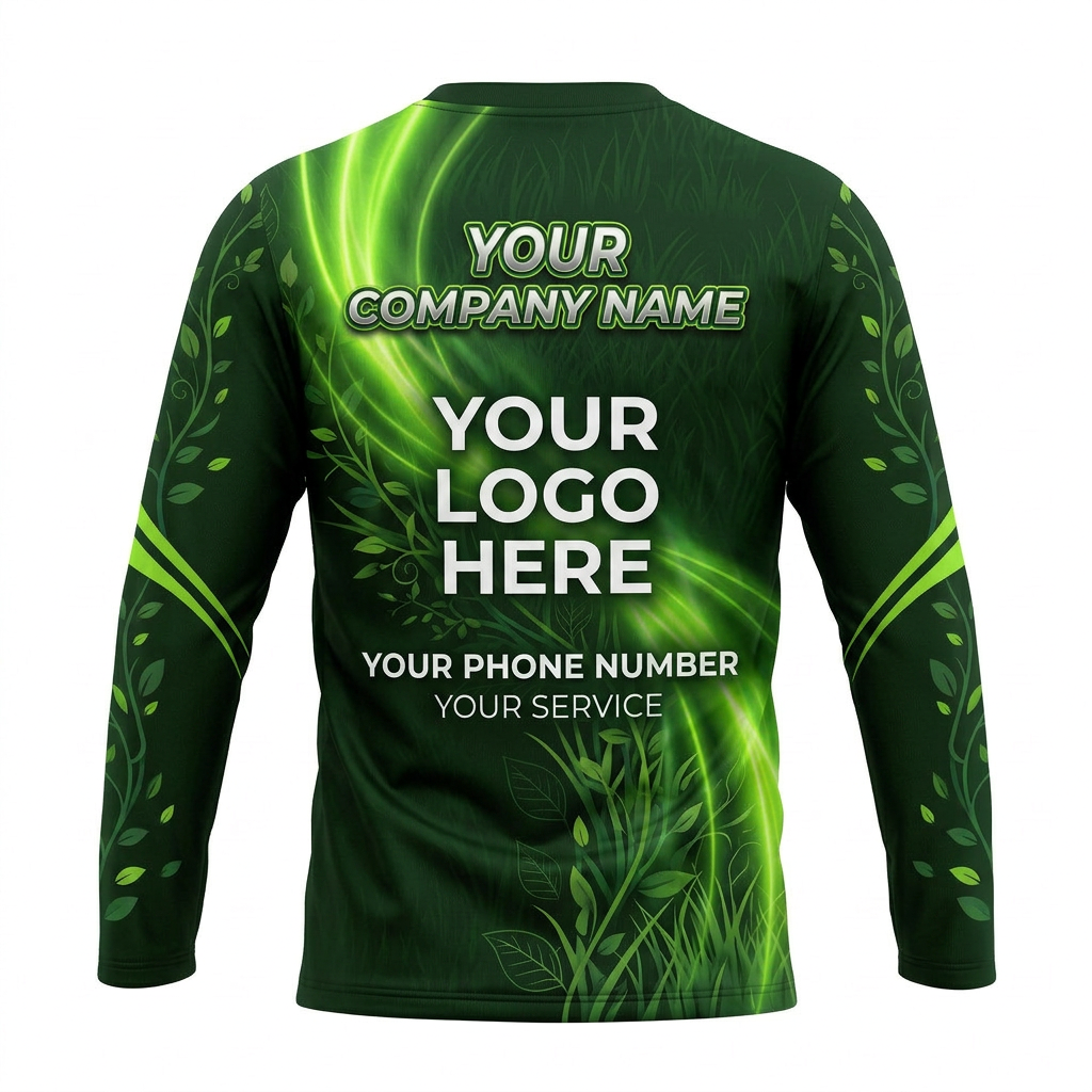 Custom Landscaping Uniform Shirt 003 - Back