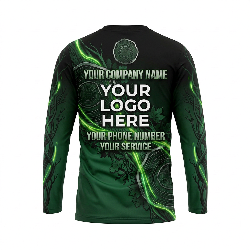 Custom Landscaping Uniform Shirt 005 - Back