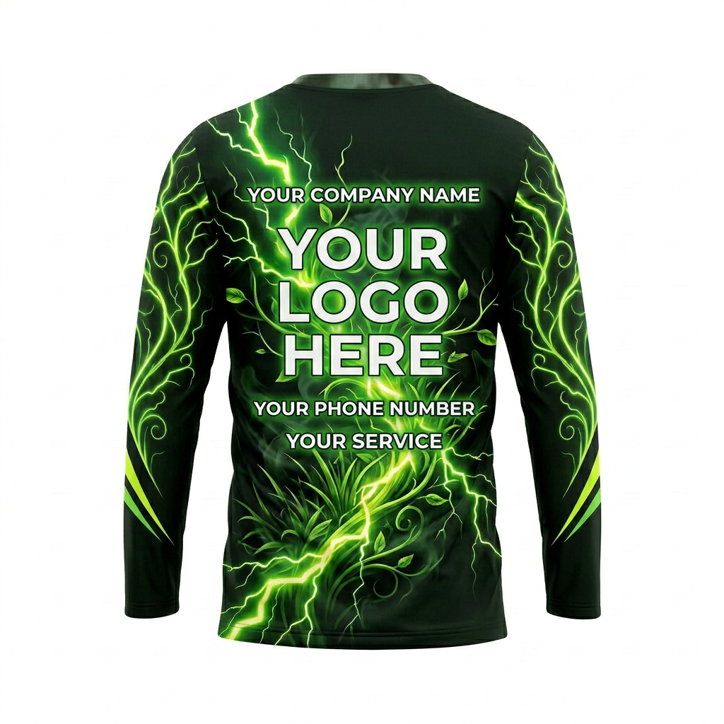 Custom Landscaping Uniform Shirt 010 - Back