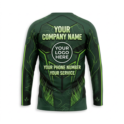 Custom Landscaping Uniform Shirt 011 - Back
