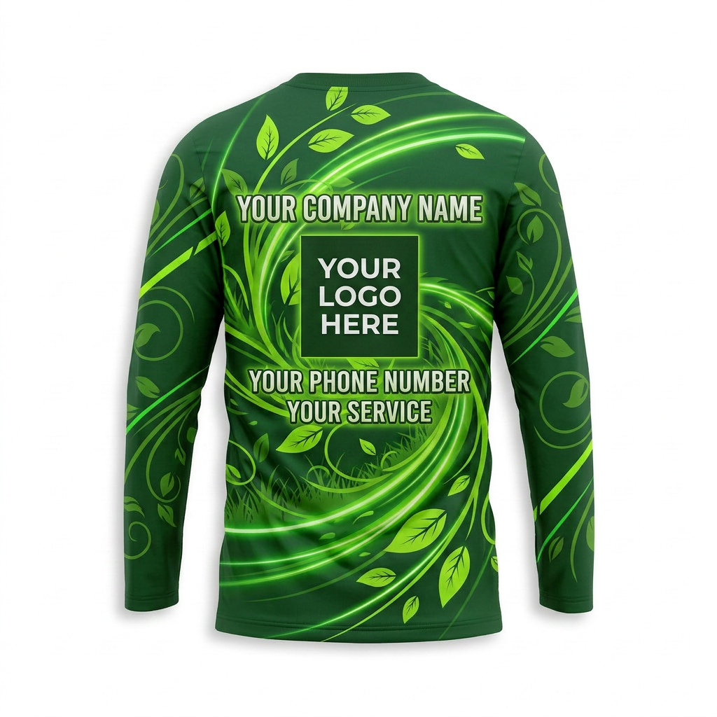 Custom Landscaping Uniform Shirt 012 - Back