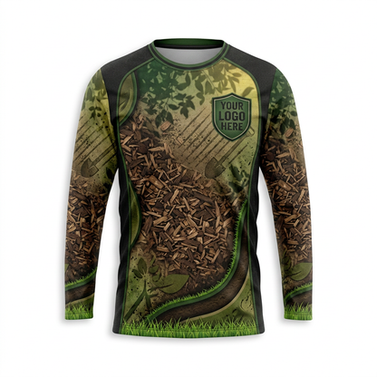 Custom Landscaping Uniform Shirt 016 - Back