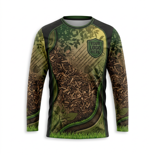 Custom Landscaping Uniform Shirt 016 - Back