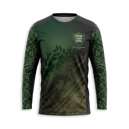 Custom Landscaping Uniform Shirt 019 - Back