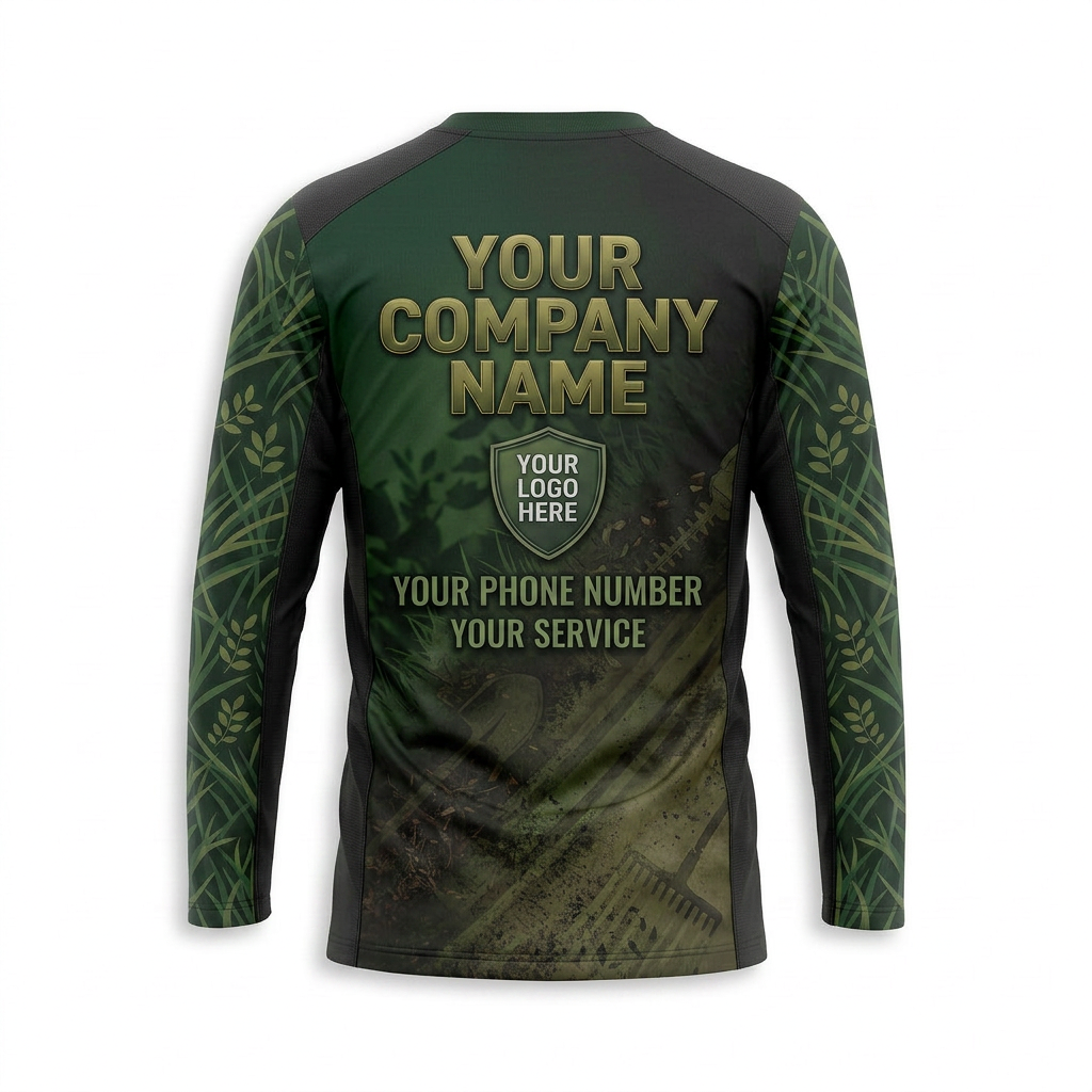 Custom Landscaping Uniform Shirt 019 - Front