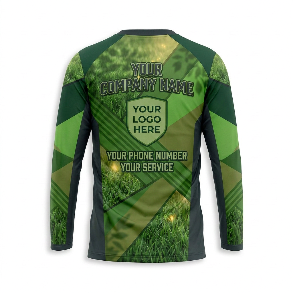 Custom Landscaping Uniform Shirt 022 - Back