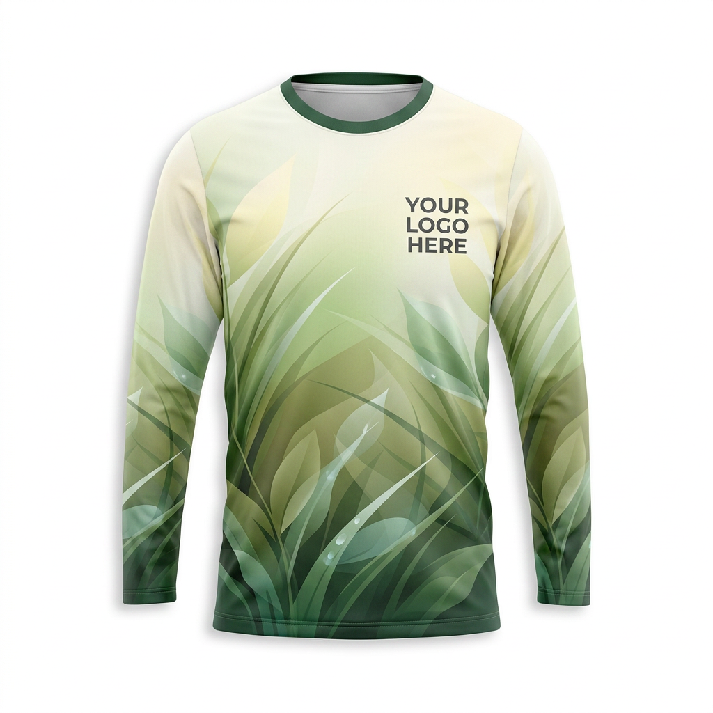 Custom Lawn Care Uniform Shirt 002 - Front