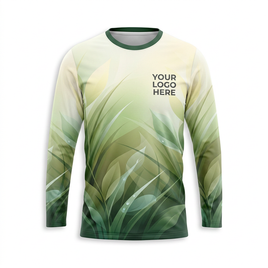Custom Lawn Care Uniform Shirt 002 - Front