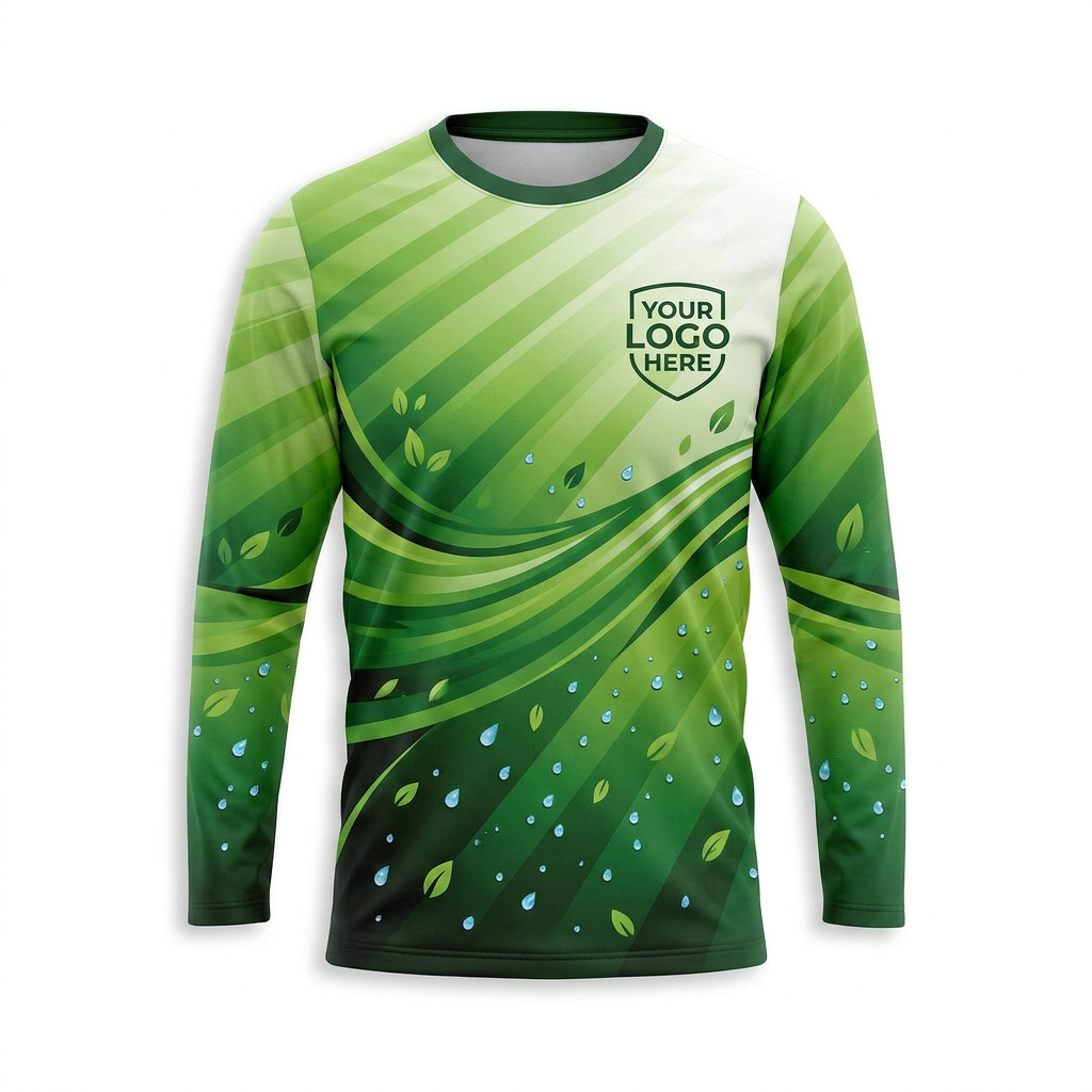 Custom Lawn Care Uniform Shirt 003 - Front