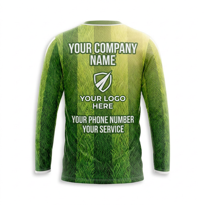 Custom Lawn Care Uniform Shirt 004 - Back
